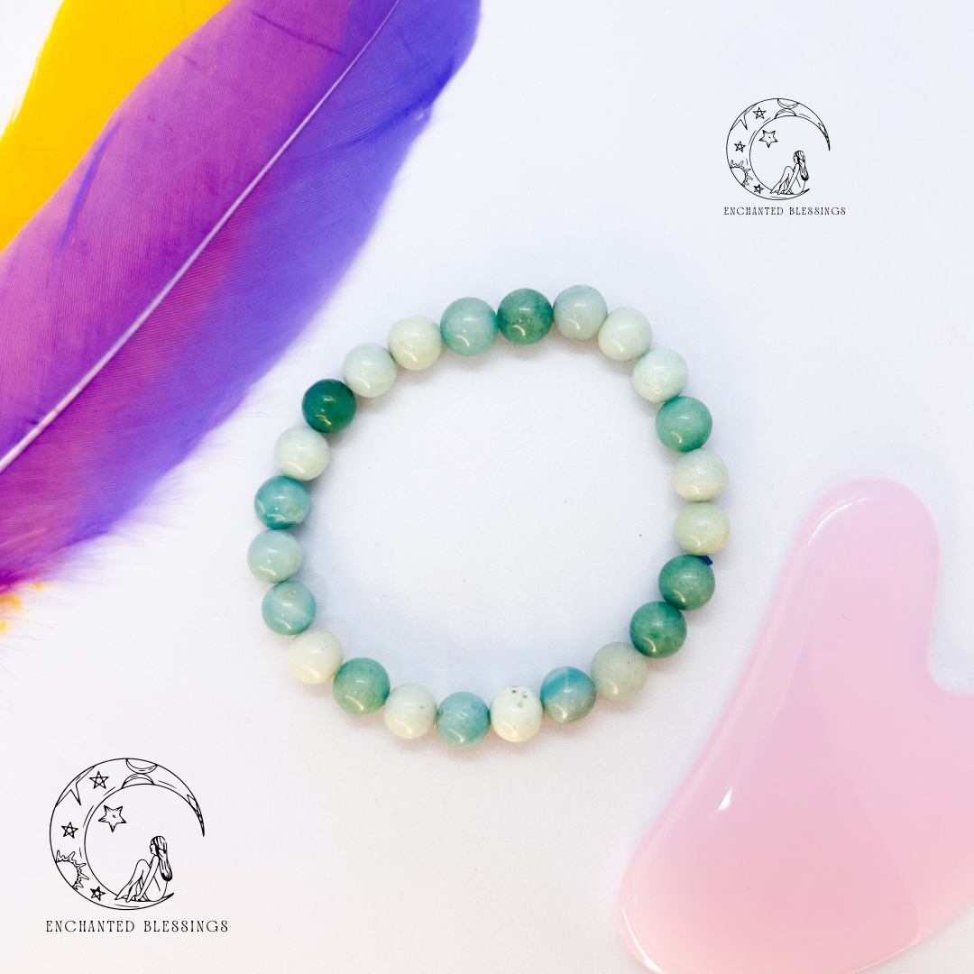 Amazonite Crystal Bracelet | Calmness, Communication & Positive Energy